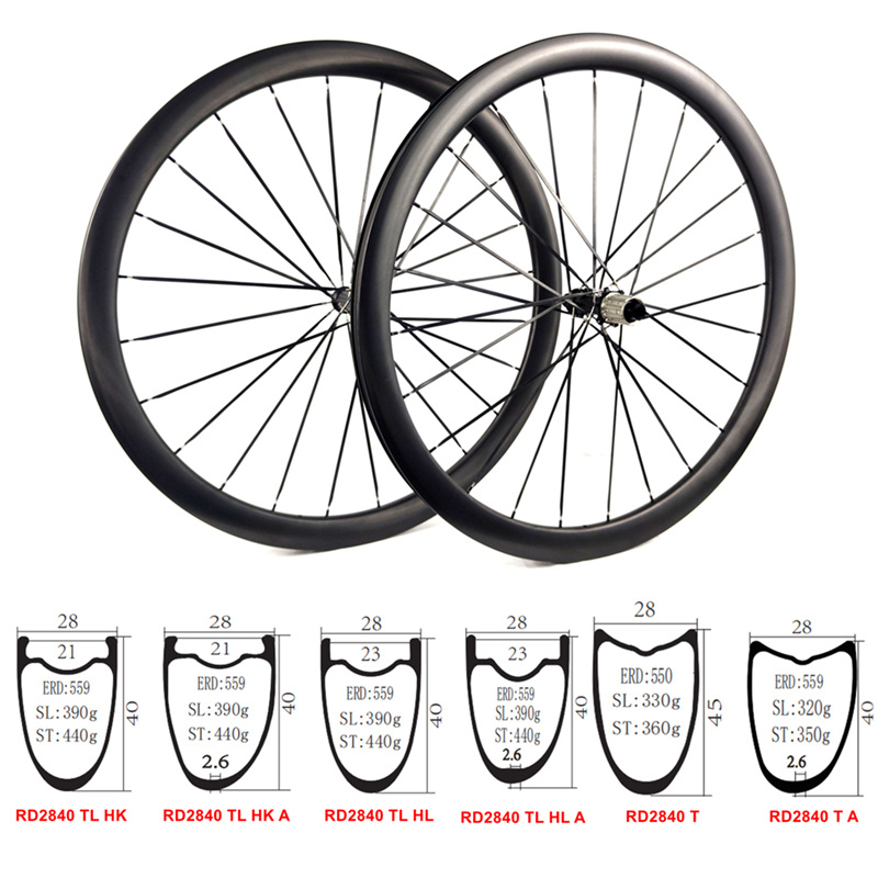 Carbon wheelset 28mm